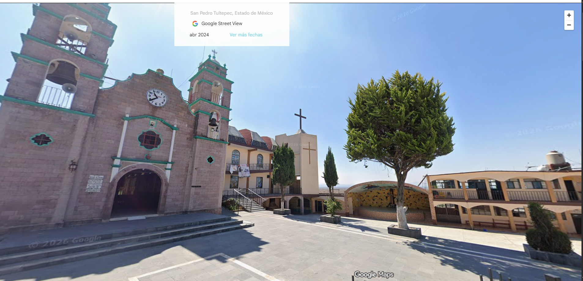 Captura de Google Street View, recinto sin identificar; no es una fotografía propia